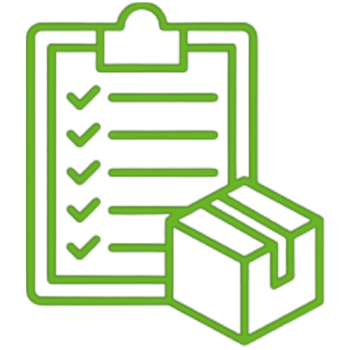 Extensive product range icon